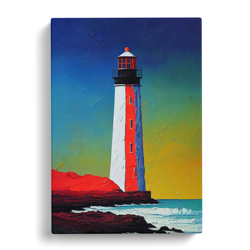 Lighthouse In Colour Vol.1 - Wrapped Canvas, 50cm H x 35cm W x 3cm D