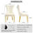 Haikey 19.49'' H Tufted Velvet Upholstered Side Chair-478409920-478409921