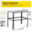 Table de soudage 91,4 cm x 61 cm, capacité de 363 kg, établi de soudage robuste avec trous de fixation de 16 mm et pieds antidérapants pour travaux de réparation et d'assemblage par soudage.