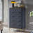 48" Fluted 5 Drawers Dresser With Metal Handle-810091478