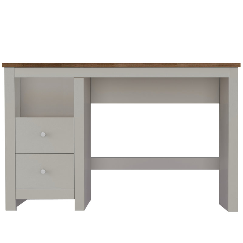Adaam Metal Base Desk 2DR, Cream