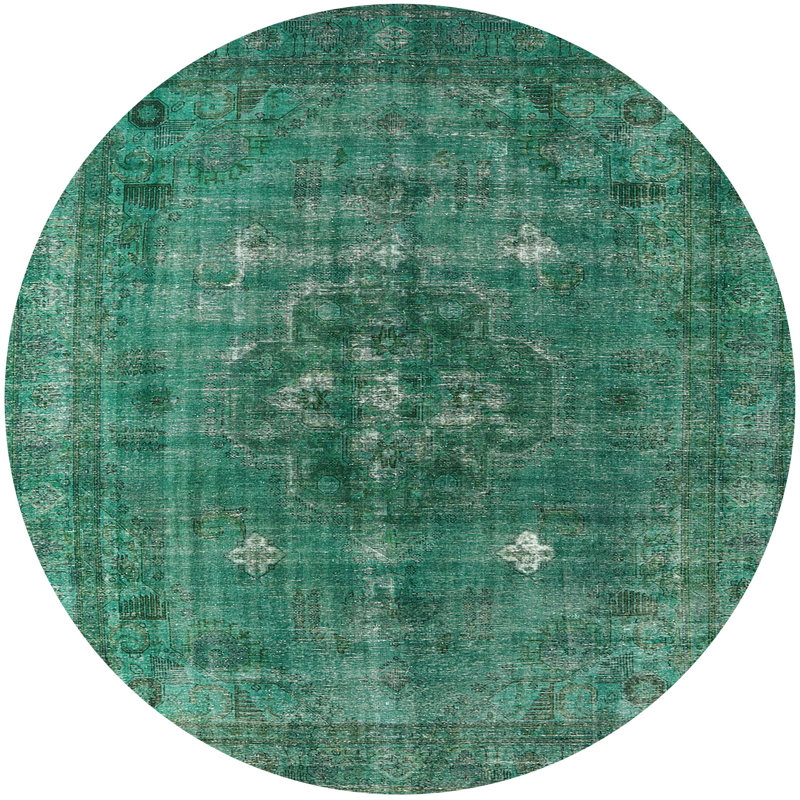 Moroccan Indoor Rug, Round 3'
