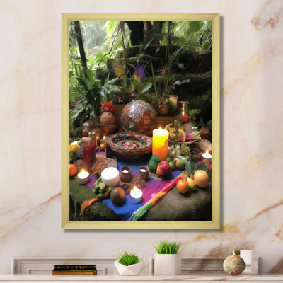 «Jungle Celebration Sacred Altar», reproduction sur toile