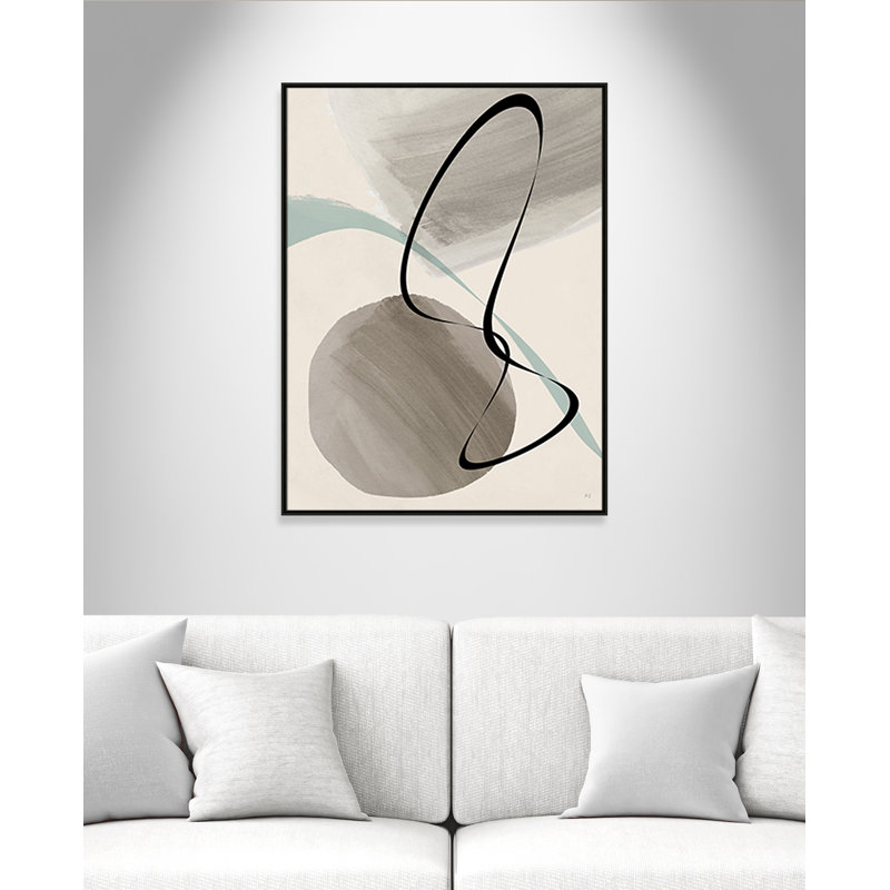 «Mid Century Dance I Print» par Susan Jill, Espresso, H 49,5 po x l 37,5 po x P 2 po