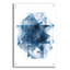  «Blue Geometric Abstract 2» par Wild Apple Portfolio, art mural en verre acrylique, 24 po x 36 po-1140802129