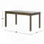 Table de salle à manger d'extérieur rectangulaire-116118995