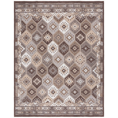 Kaiyanna Sunrise Geometric Indoor/Outdoor Area Rug
