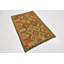 Tapis de zone en laine brun/jaune 3 pi 2 po x 4 pi en laine noué la à la main one-of-kind Lorain