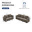 Canapé modulaire avec rangement 2 pièces Zendajas-87906552