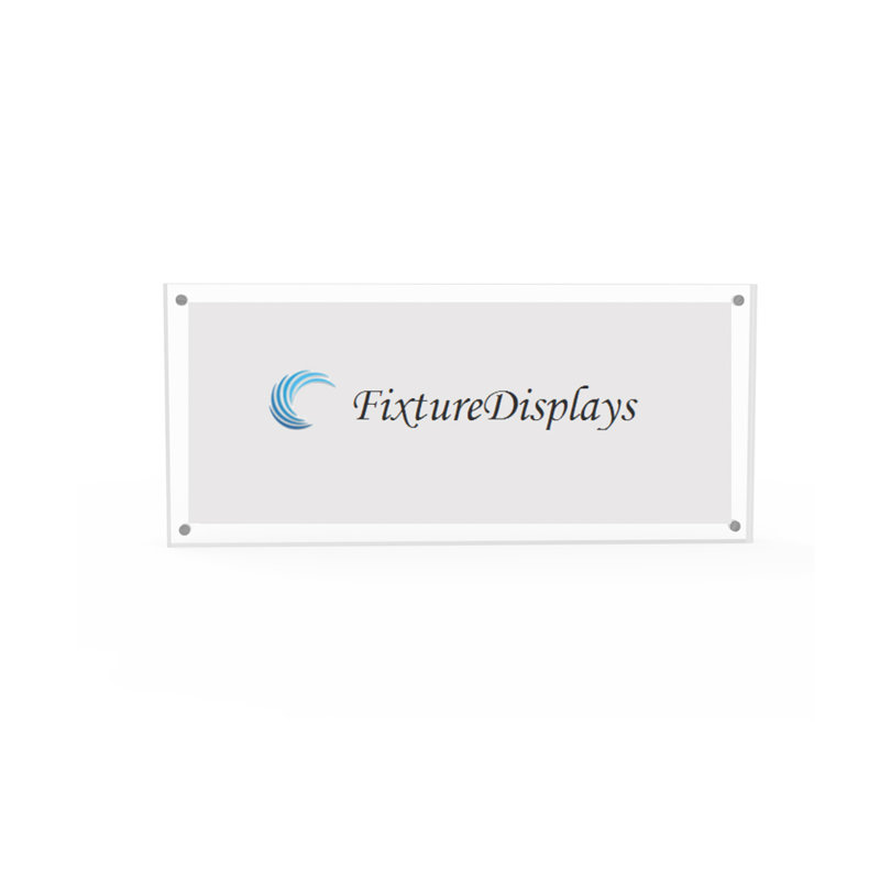 Fixtureisplays® Cadre photo 4,8 x 10 po