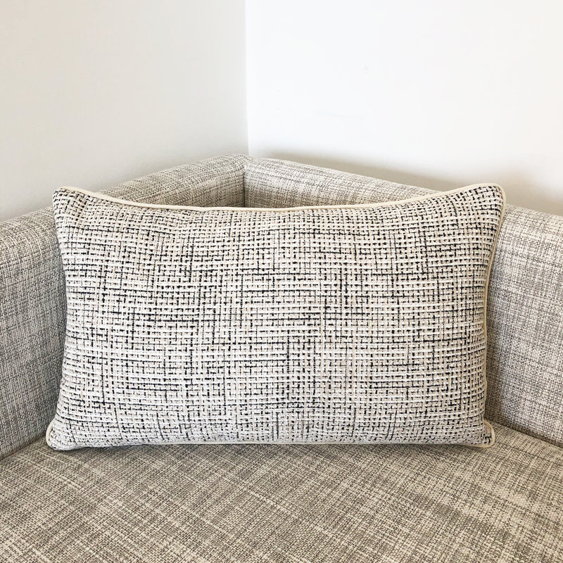 Pelagios Rectangular Pillow Cover & Insert, Ecru
