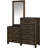 Commode double 5 tiroirs avec miroir Marylu