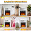 18" Electric Fireplace With Mantel-175589820