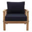 Fauteuil d'extérieur en teck Marina de Modway-32508430