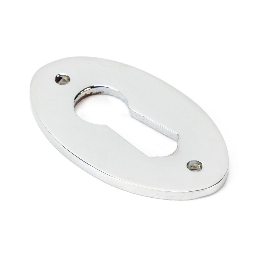 Polished Chrome Oval Escutcheon - Image 4