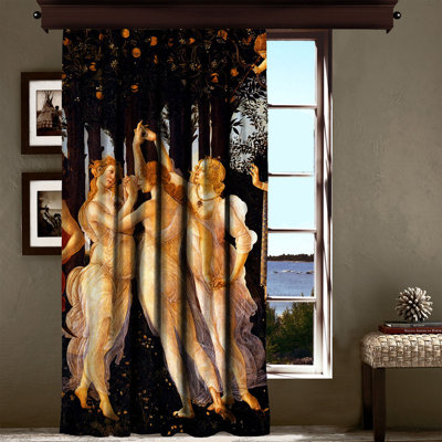 Rideau en polyester Breaux
