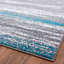 Tapis gris / turquoise Elkmont-980067550
