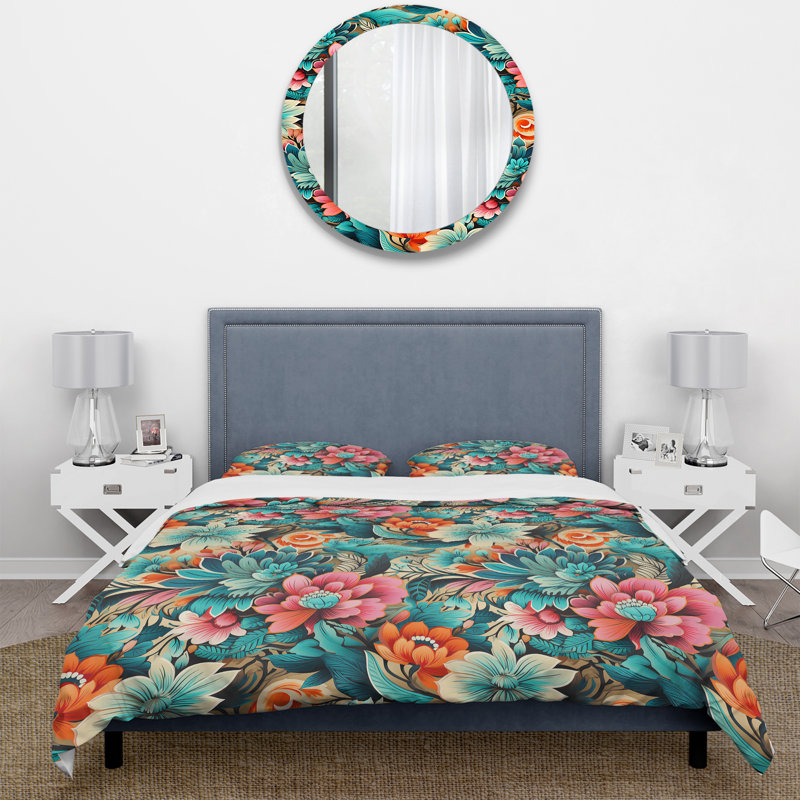 Ensemble de housse de couette Artistic Nomad Boho, Housse de couette pour très grand lit et 2 très