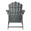 Chaise Adirondack en poly PEHD avec porte-gobelet Lucus-677126557