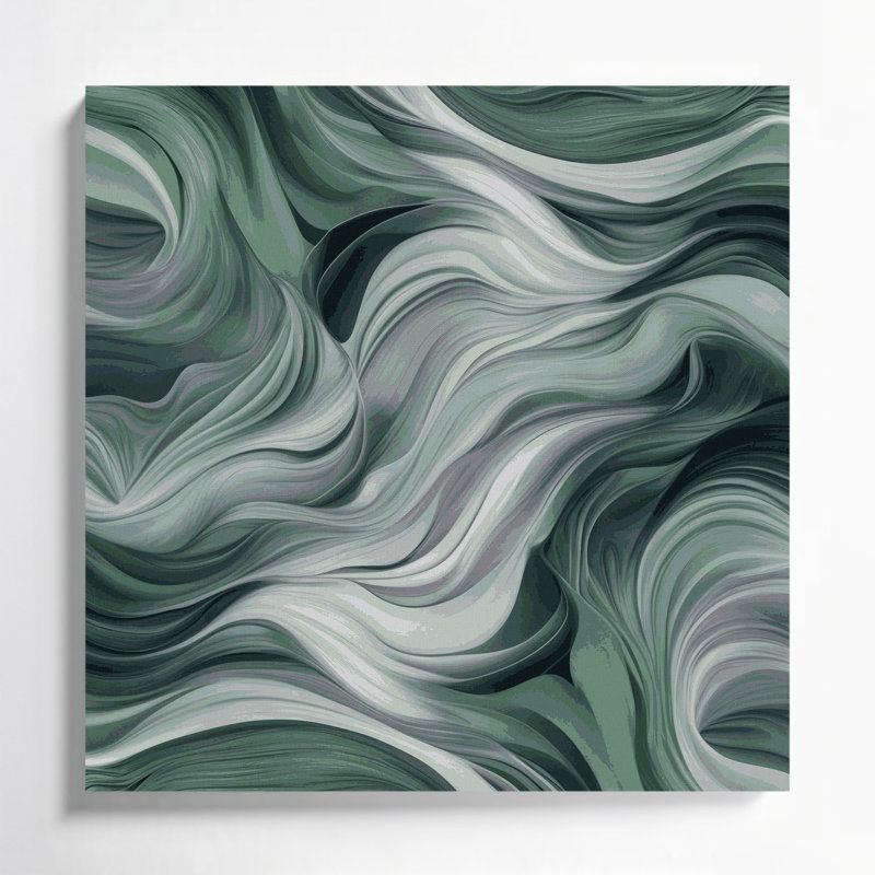 Art numérique sur toile 28 Abstraction numérique, H 8 po x l 8 po