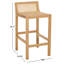 McCarthy Counter Stool with Solid Wood Frame-1815001634-1793477082