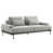 Polyester gris clair