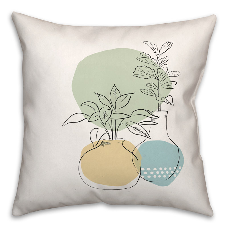 Geometric Reversible Throw Pillow