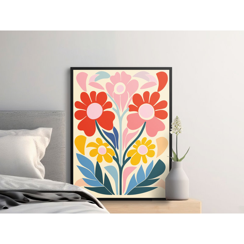 Floral Botanical Matte Poster, 8x10