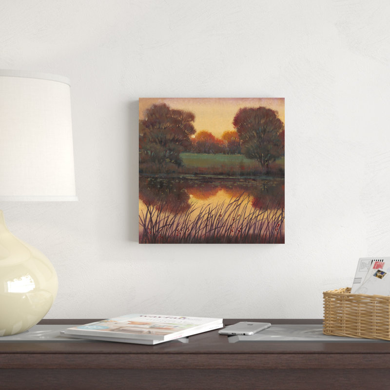 " Early Evening I " Painting Print, 12" H x 12" W x 1.25" D