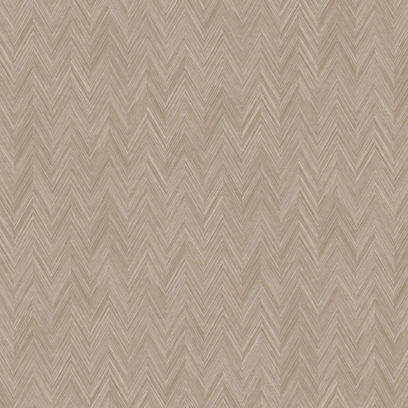 Le papier peint lavable 20,5 po X 33 pi Denham couvre environ 56 pieds carrés, Or métallique clair / taupe