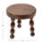 Vin Reese Round Mango Wood Accent Table with Dowel Tri-Pod Legs-1909650931