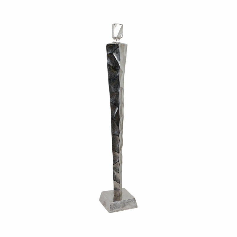 Sagebrook Home 32" Amiens Small Silver Statuary, 38" H x 6" W x 6" D