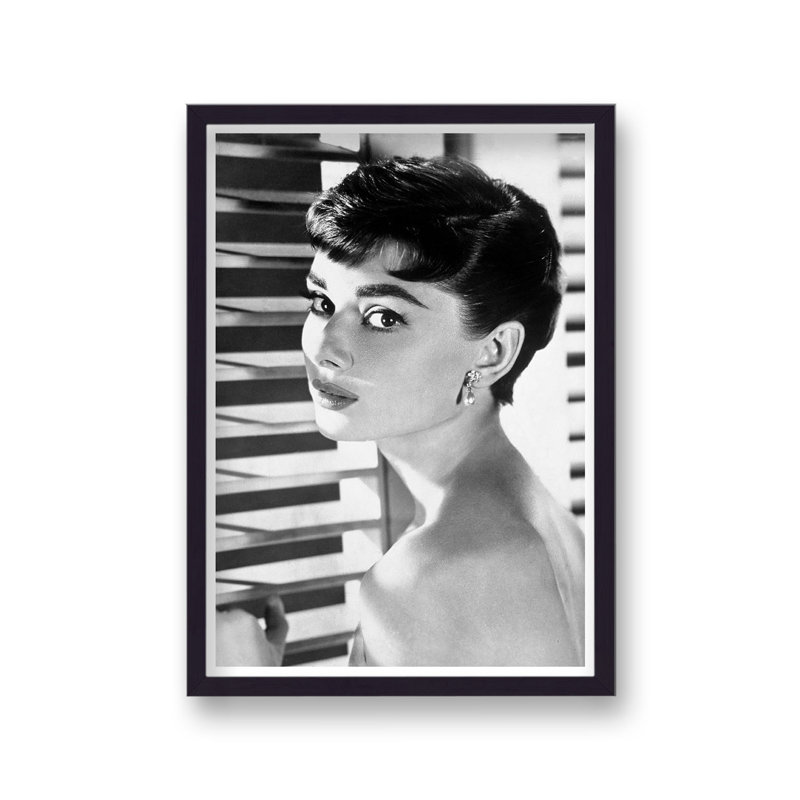 Audrey Hepburn Movie Still Sabrina 1 - Single Picture Frame Print