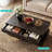 Viola Rectangular LED Coffee Table With 2 Drawers For Living Room-1573555516