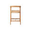La Costa Teak Outdoor Barrel Back Bar Armchair-239271966