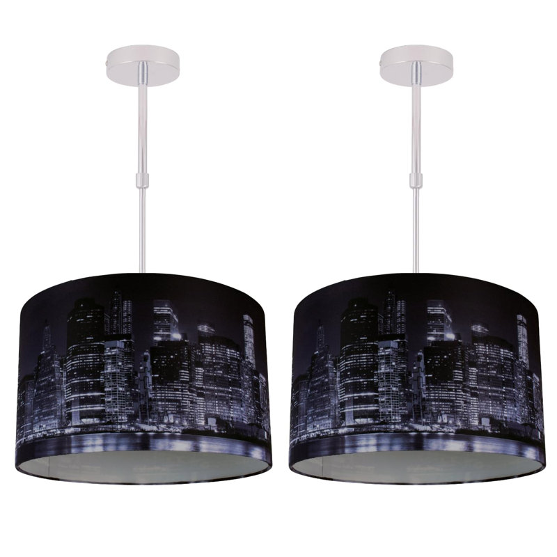 Esquilin Fabric Semi Flush Mount
