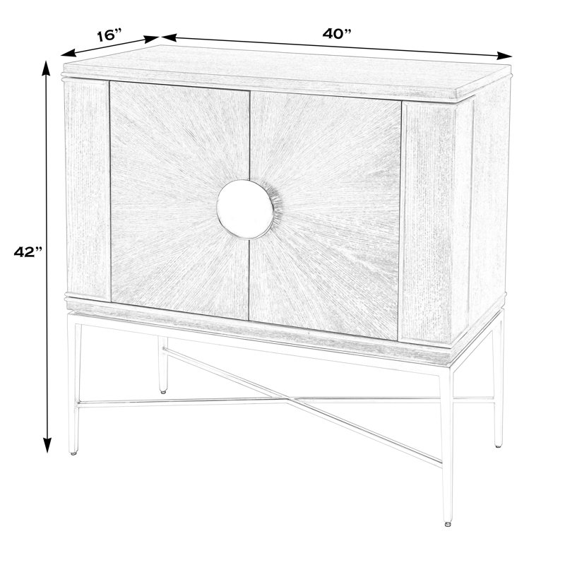 Cardelia 40'' Bar Cabinet
