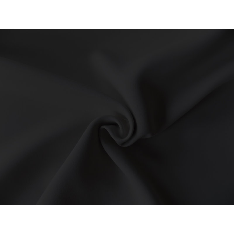 Torquay Blackout Curtain Pair, Black, 145cm Width x 150cm Drop