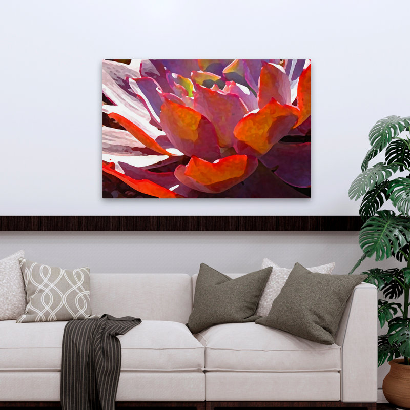 Plantes, fleurs, abstrait, paysage, nature, H 32 po x l 48 po