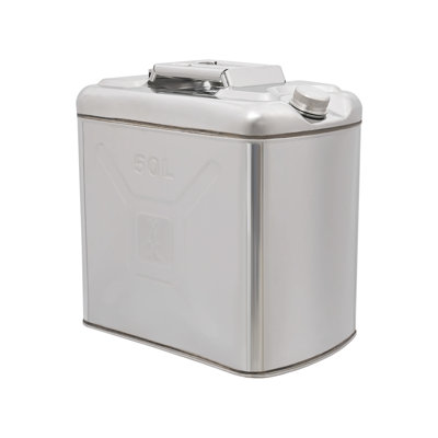 Contenant d'eau en acier inoxydable 304, réservoir de rangement de secours portable avec boyau d'arrosage pour le rangement d'urgence en camping, à la maison et à l'extérieur