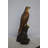 Hawk on a Rock bronze statue - Size: 12"L x 9"W x 22"H.