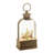 Brown Lantern LED Snow Globe