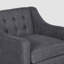 Fauteuil capitonné Bohannon-140544223