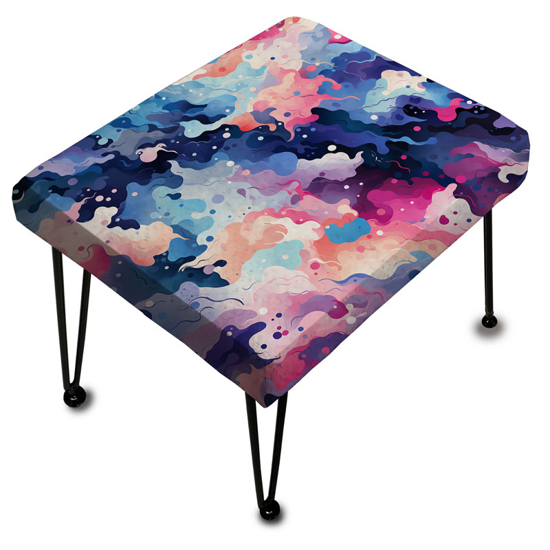 Celestial Disguise Onulation - Repose-pieds rectangulaire abstrait