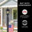 Cathe Outdoor Light and Lamp Post Bundle – Plastic Cross Arm and Clear Glass