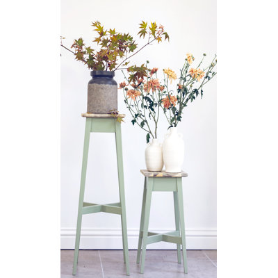 Solid Wood Plant Stand 1 Tier Set of 2