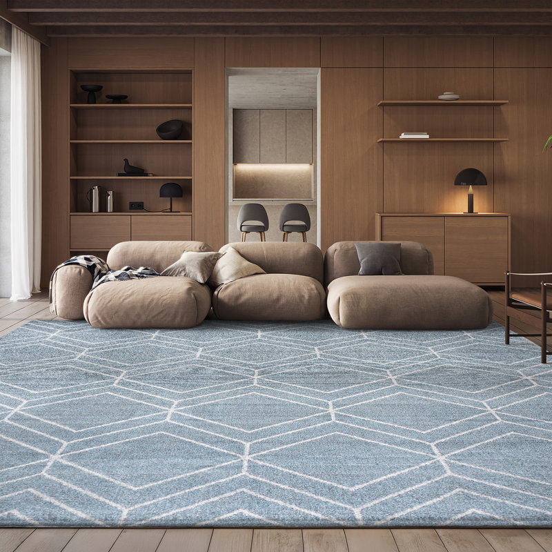 Janssen Performance Geometric Rug, Rectangle 8' x 10'