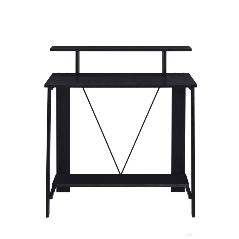 Black Finish Writing Desk, Black
