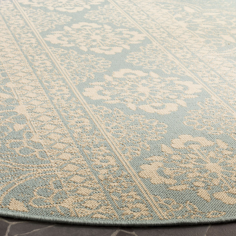 Burnell Performance Oriental Indoor/Outdoor Area Rug, Runner 2' x 8'