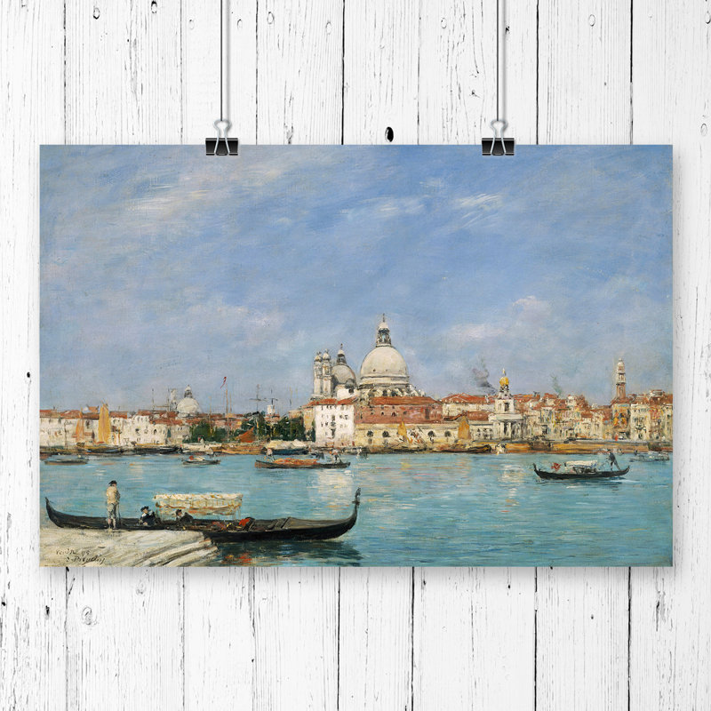 Eugene Boudin Venice - Frameless Print, 33.1cm H x 84.1cm W